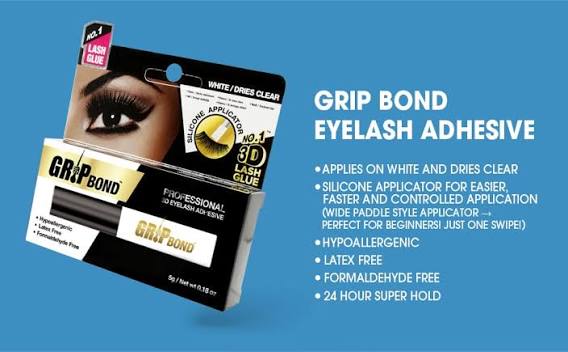 Ebin New York Grip Bond Eye Lash Glue White Silicone