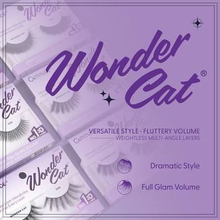 Ebin New York Cattitude Lash 4 Pairs Wonder Cat Eye Lashes - 001