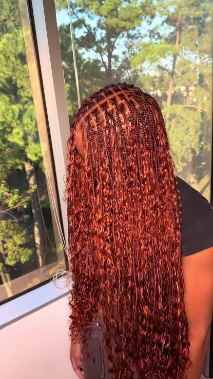 DD Hair Bulk Hair For Braiding Water Wave Orange 350 - 100% Human Hair