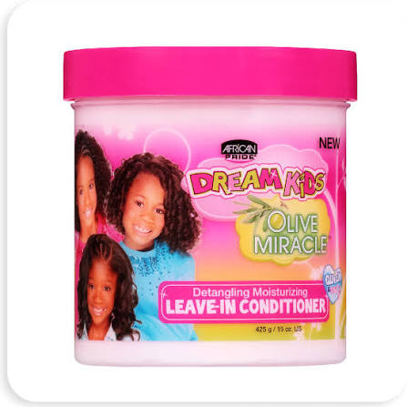 African Pride Dream Kids Olive Miracle Detangling & Moisturizing Leave-In Conditioner 15oz