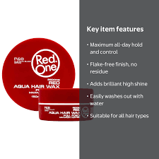 P&B RED Aqua Hair Wax Full Force Maximum Control