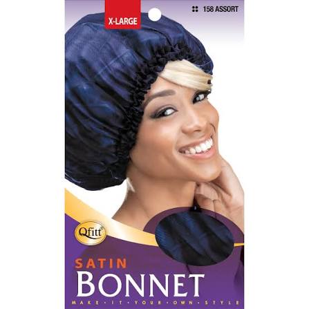 Qfitt X-Large Satin Bonnet 158 Assort