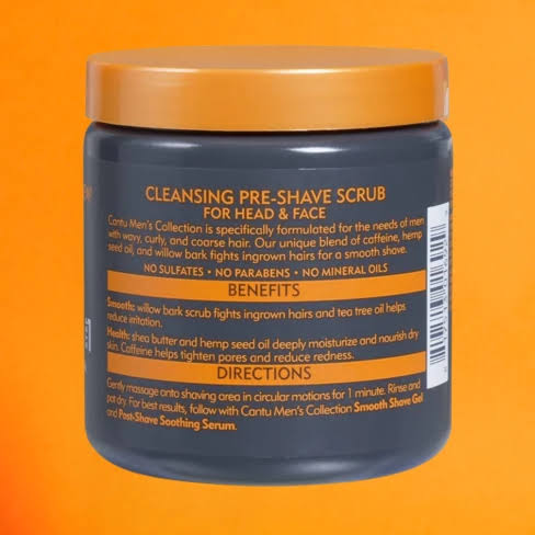 Cantu Shea Butter Men's Collection Cleansing Pre-Shave Scrub