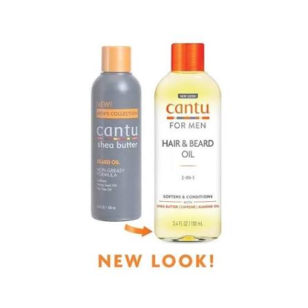 Cantu For Men Hair & Beard Oil 2-in-1