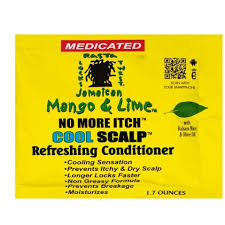 Jamaican Mango & Lime Medicated No More Itch Cool Scalp Refreshing Conditioner 1.7oz Travel Pack