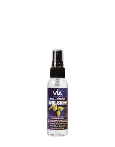 Via Natural Oil Free Wig Shine 2oz Travel Size