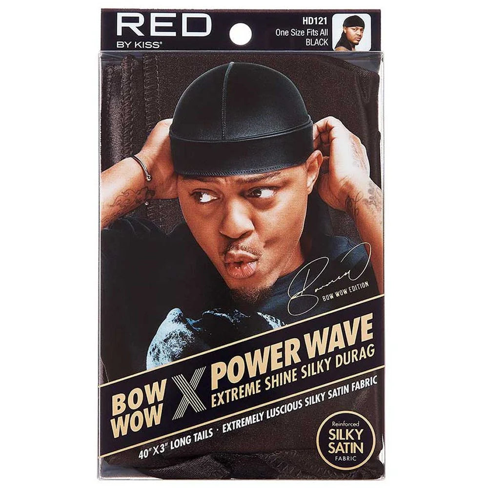 Red By Kiss Bow Wow Power Wave Extreme Silky Durag