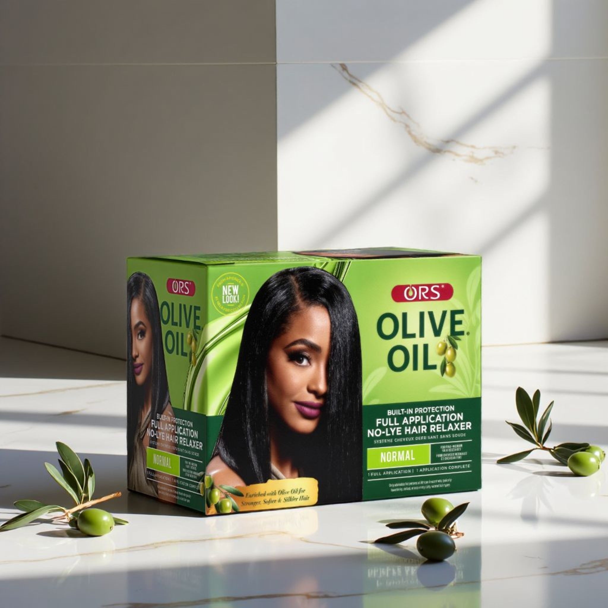 ORS Olive Oil Built-In Protection Full Application No-Lye Hair Relaxer – Normal
