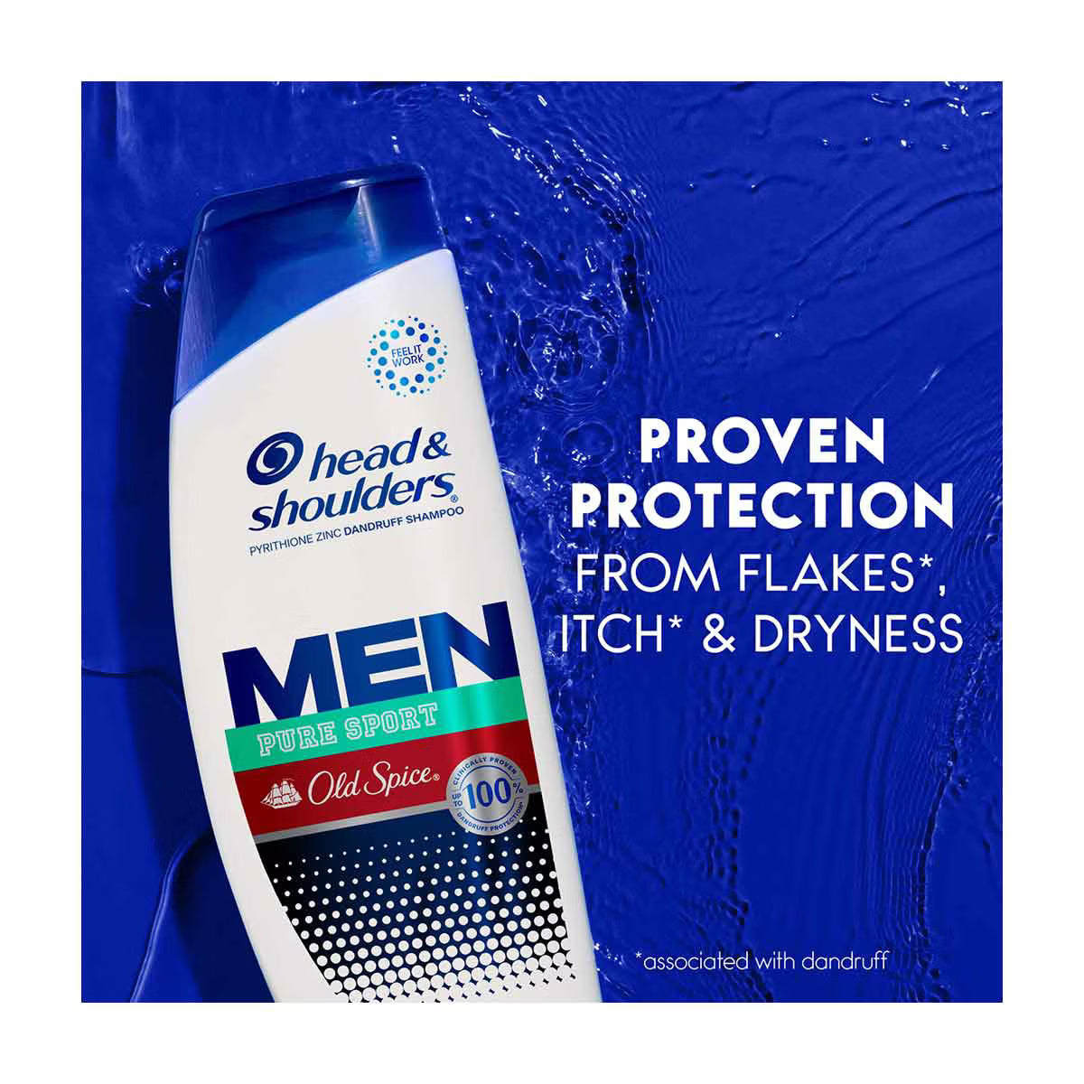 Head & Shoulders 2in1 Men Pure Sport Old Spice Shampoo + Conditioner 12.5oz