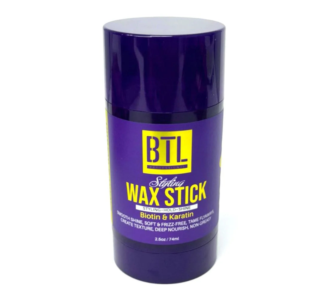 BTL Professional Styling Wax Stick Biotin & Keratin Hold Level 4 (Purple) 2.5oz